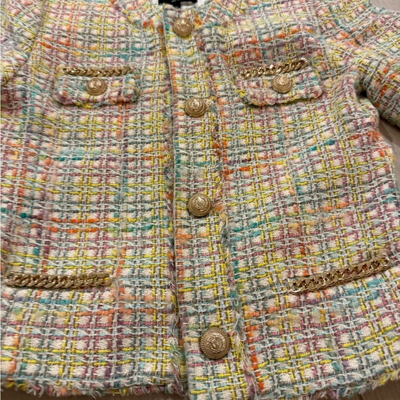 Generation Love Pastel Tweed Blazer-M - Picture 13 of 14